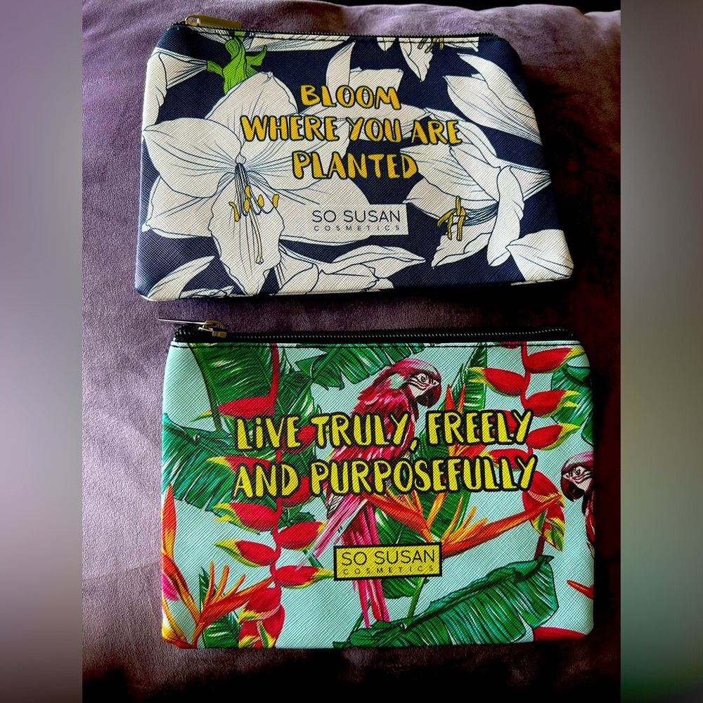 So Susan Makeup Bags NWOT